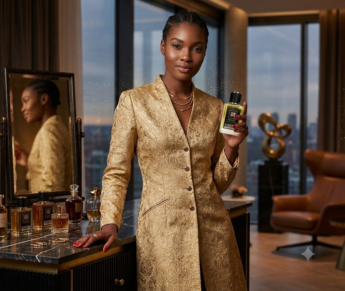 Royal Fragrances — luxury scent, golden elegance